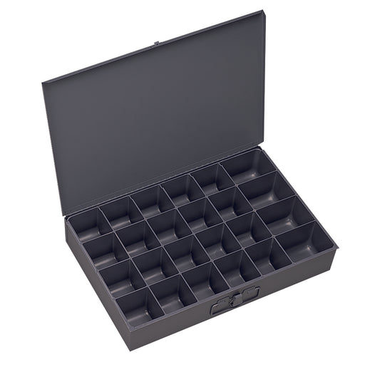 Small Steel Compartment Box, 24 Opening