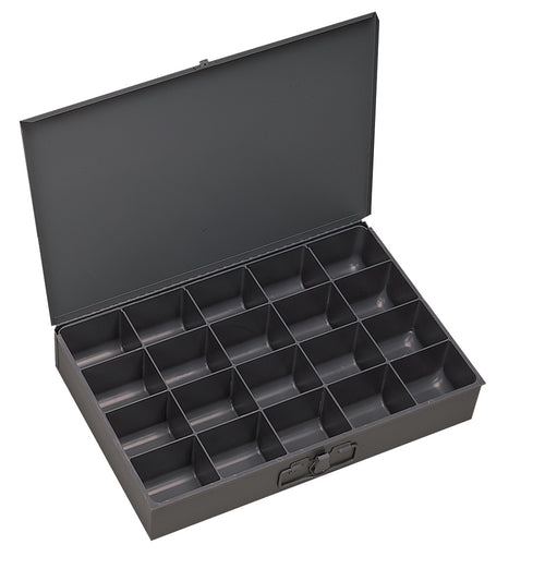 Small Steel Compartment Box, 20 Opening