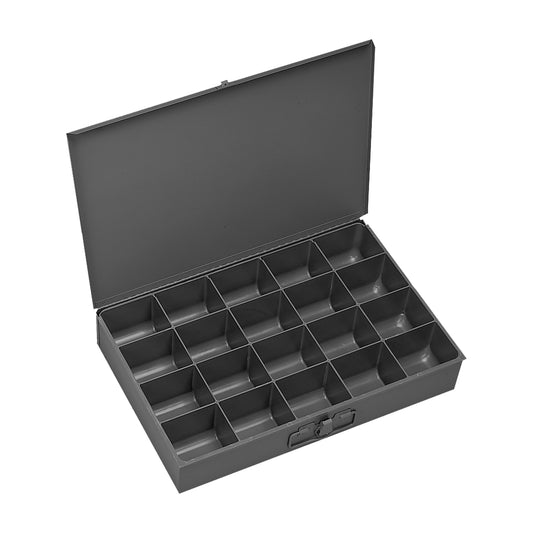 Small, Steel Compartment Box, 20 Opening