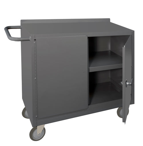 Mobile Bench Cabinet, 1 Shelf, 2 Door