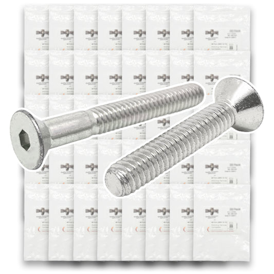 Metric Stainless A4-70 Flat Head Socket Cap Screws  - 1510 PCS