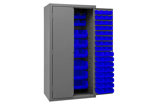 Cabinet, 126 Blue Bins