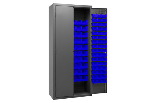 Cabinet, 156 Blue Bins