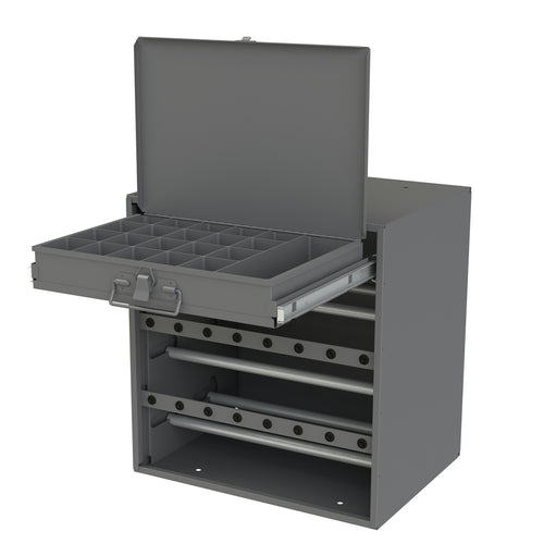 Wire and Terminal Storage Cabinet, Gray