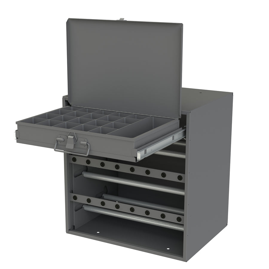 Wire and Terminal Storage Cabinet, Gray
