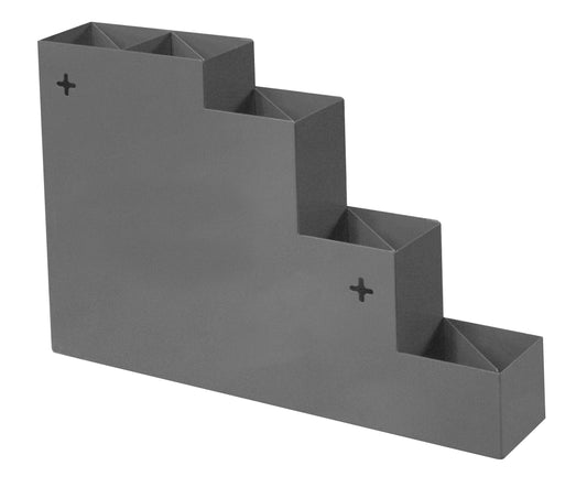 Cable Tie Rack, Steel, Gray