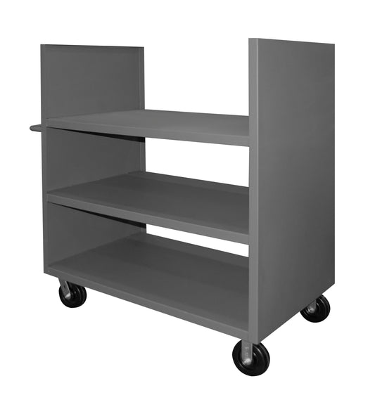 2 Sided Solid Stock Truck, 3 Shelves