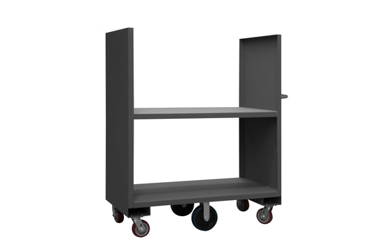 2 Sided Solid Stock Truck, 2 Shelves
