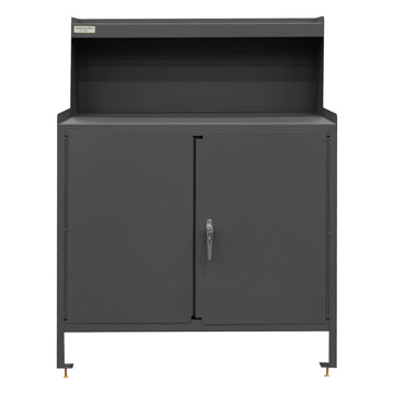 Stationary Workstation, Riser, 2 Doors