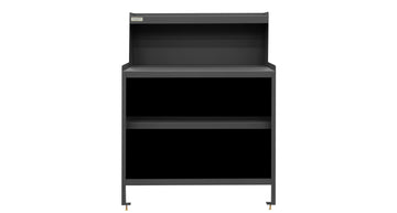 Stationary Workstation, 2 Shelf, No Door