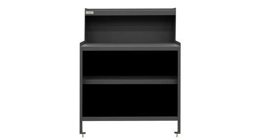 Stationary Workstation, 2 Shelf, No Door
