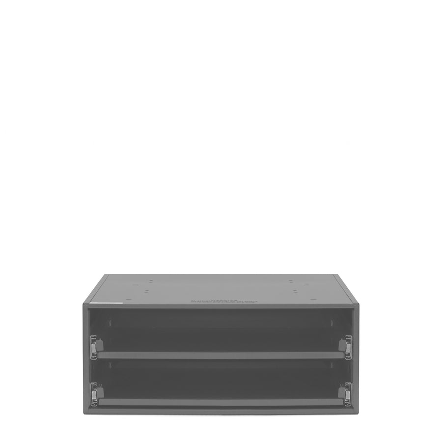 Large Bearing Slide Rack, 2 Compartments