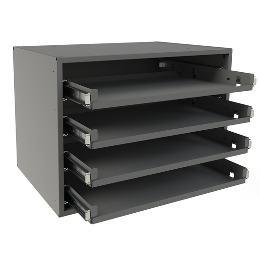 Small Bearing Slide Rack, 4 Compartments