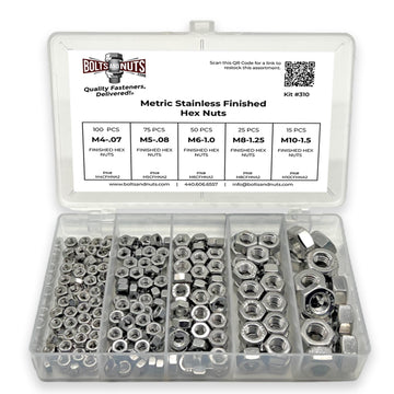 Metric Stainless Finished Hex Nuts