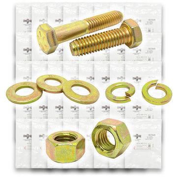Inch Grade 8 Fine Hex Cap Screws, Hex Nuts, Flat & Lock Washers - 2011 PCS