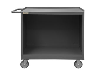 Mobile Bench Cabinet, Steel Top, No Door