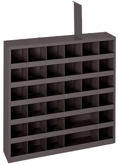 Open Bin, 36 Adjustable Compartments