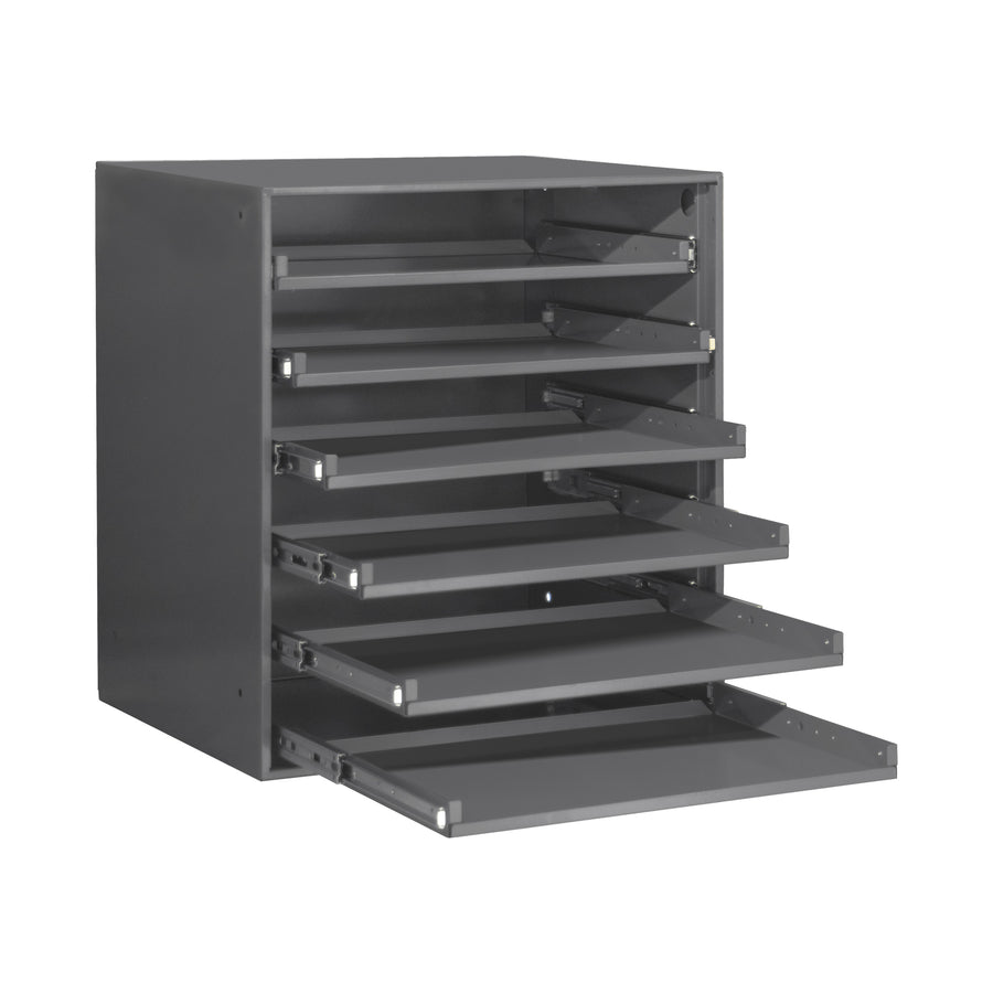 Heavy Duty Bearing Slide Rack, 6 Comps