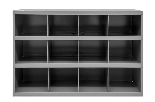 12" Deep Bins, Gray