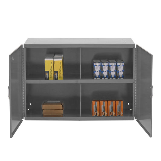 4 Section Storage Cabinet, Gray