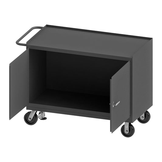 Mobile Bench Cabinet, 2 Door, FL
