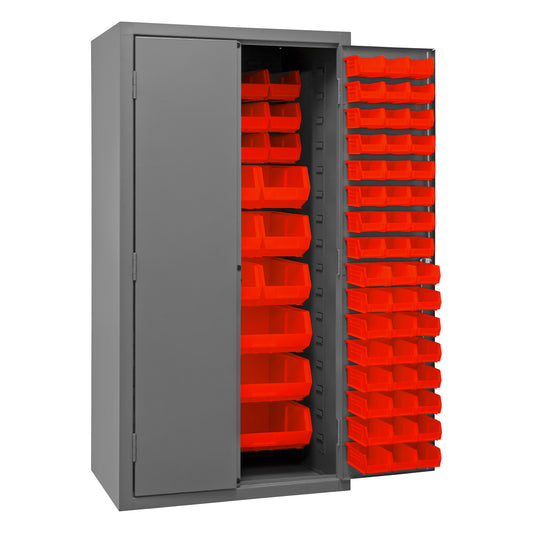 Cabinet, 132 Red Bins