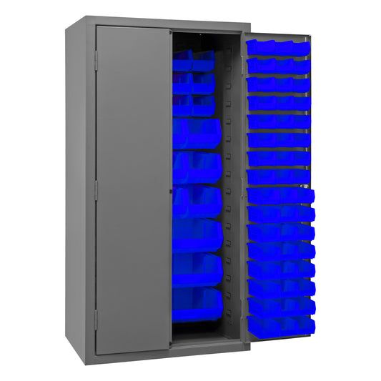 Cabinet, 132 Blue Bins