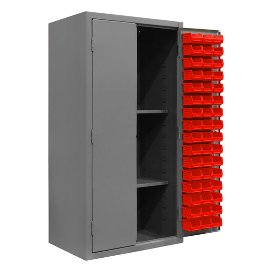 Pegboard Cabinet, 2 Shelves, 96 Bins