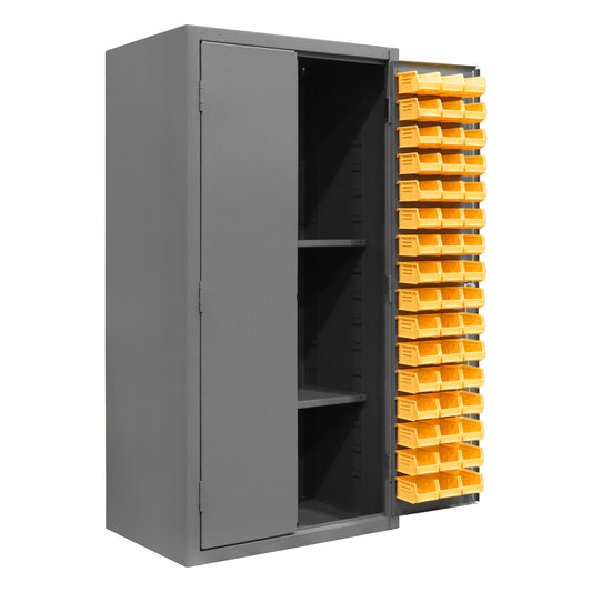 Pegboard Cabinet, 2 Shelves, 96 Bins