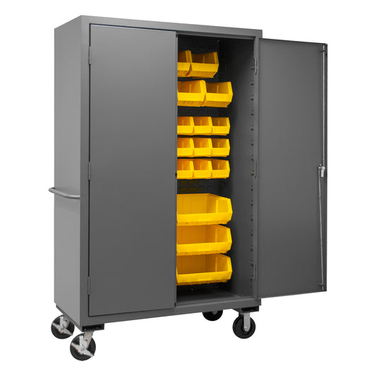 Mobile Cabinet, 42 Yellow Bins