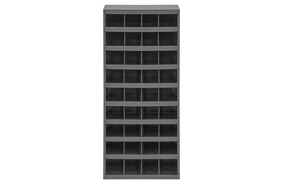 12" Deep, 36 Opening Bin, Gray