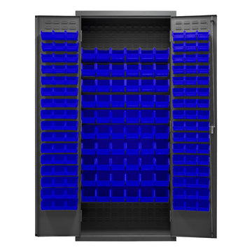 Cabinet, 156 Blue Bins