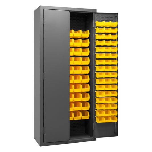 Cabinet, 156 Yellow Bins