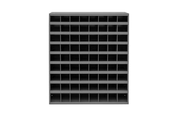 12" Deep, 72 Opening Bin