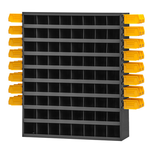 72 Opening Bin with Side Louvered Panels