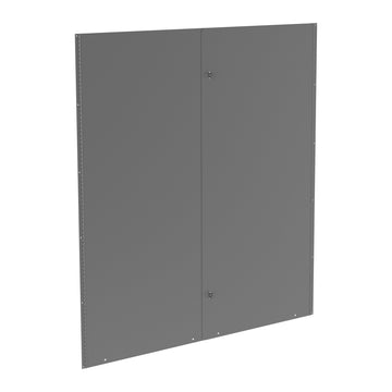Hinged Door Set For 42″ High Bins, Gray