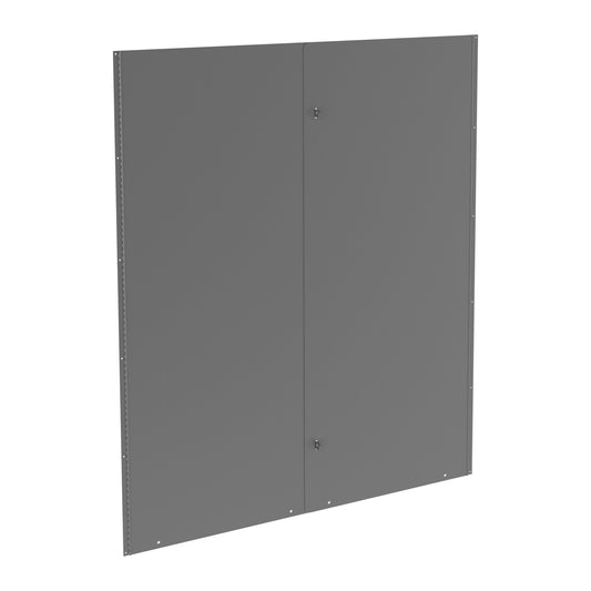 Hinged Door Set For 42″ High Bins, Gray