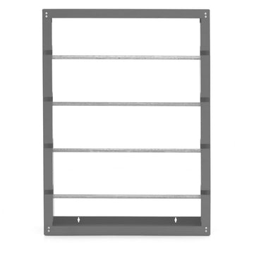 Wire Spool Rack, 4 Rods, Gray