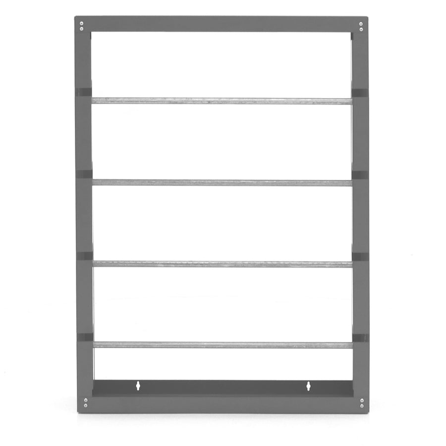 Wire Spool Rack, 4 Rods, Gray