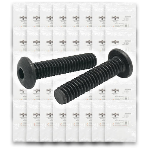 Metric 12.9 Alloy Allen Button Head Socket Cap Screws Bolts Black Oxide Assortment - 904 PCS