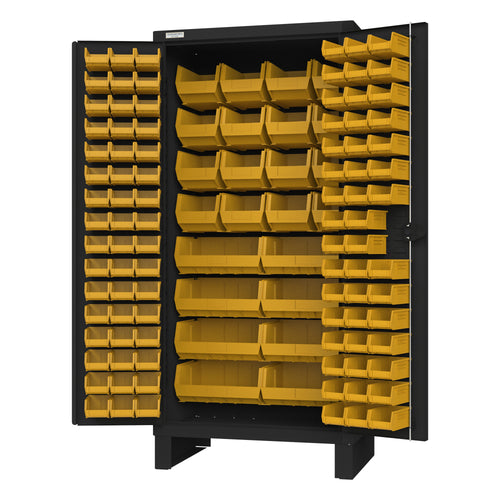 Cabinet, 120 Yellow Bins