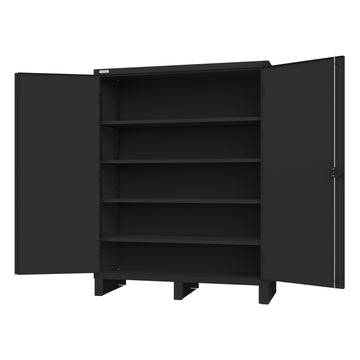 Cabinet, 4 Shelves, Black