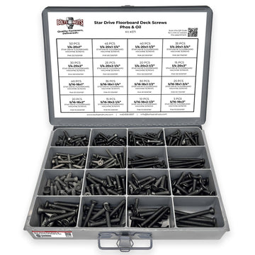 Star Drive Flat Head Trailer Floorboard Deck Screws Assortment - 441 PCS