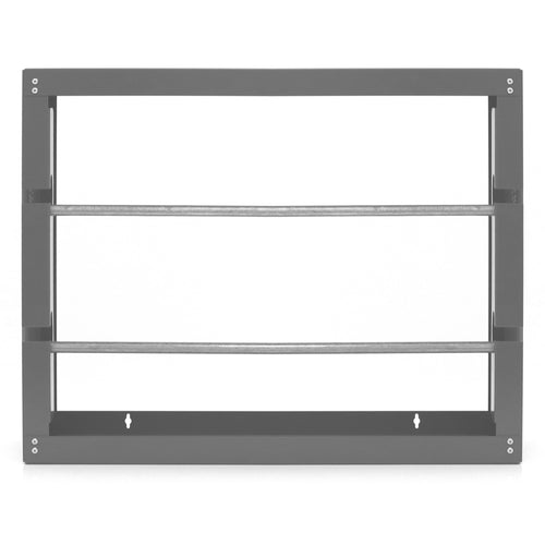 Wire Spool Rack, 2 Rods, Gray