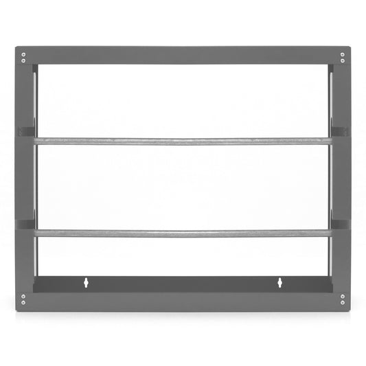 Wire Spool Rack, 2 Rods, Gray