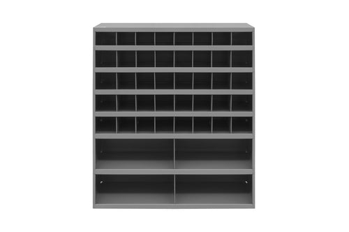 12" Deep, 44 Opening Bin, Gray