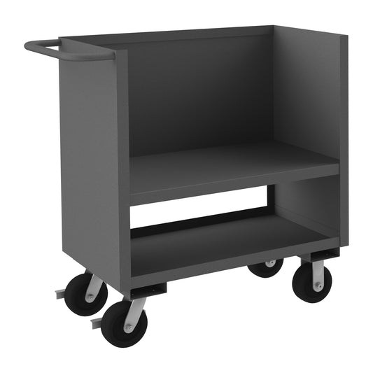 3 Sided Solid Truck, 2 Shelves