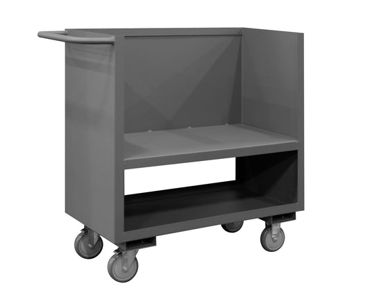 3 Sided Solid Truck, 2 Shelves