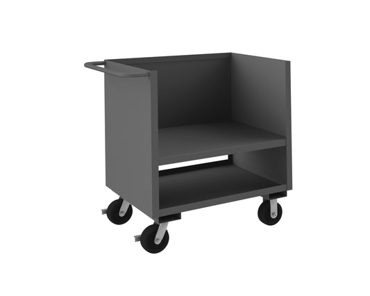 3 Sided Solid Truck, 2 Shelves