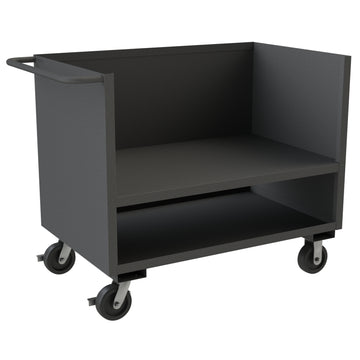 3 Sided Solid Truck, 2 Shelves